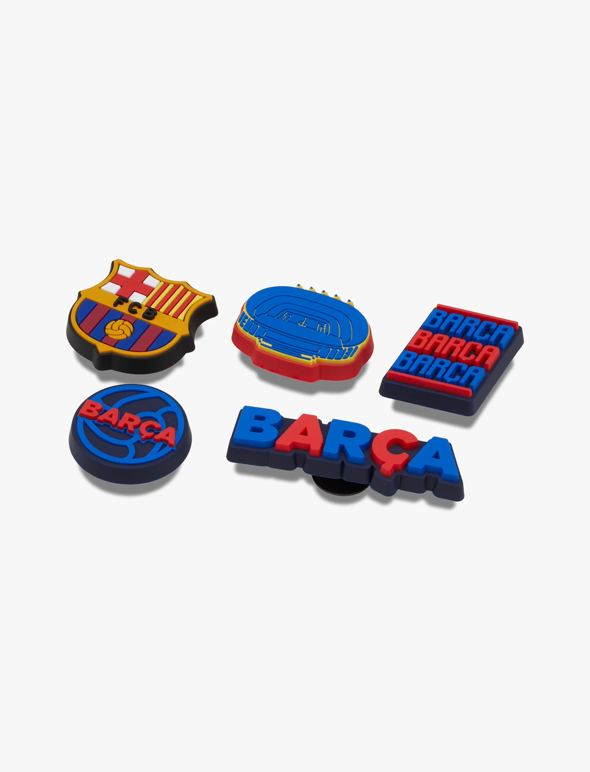Crocs Jibbitz Barcelona FC 5 Pack - מארז 5 ג'יביטים קרוקס - Image 2