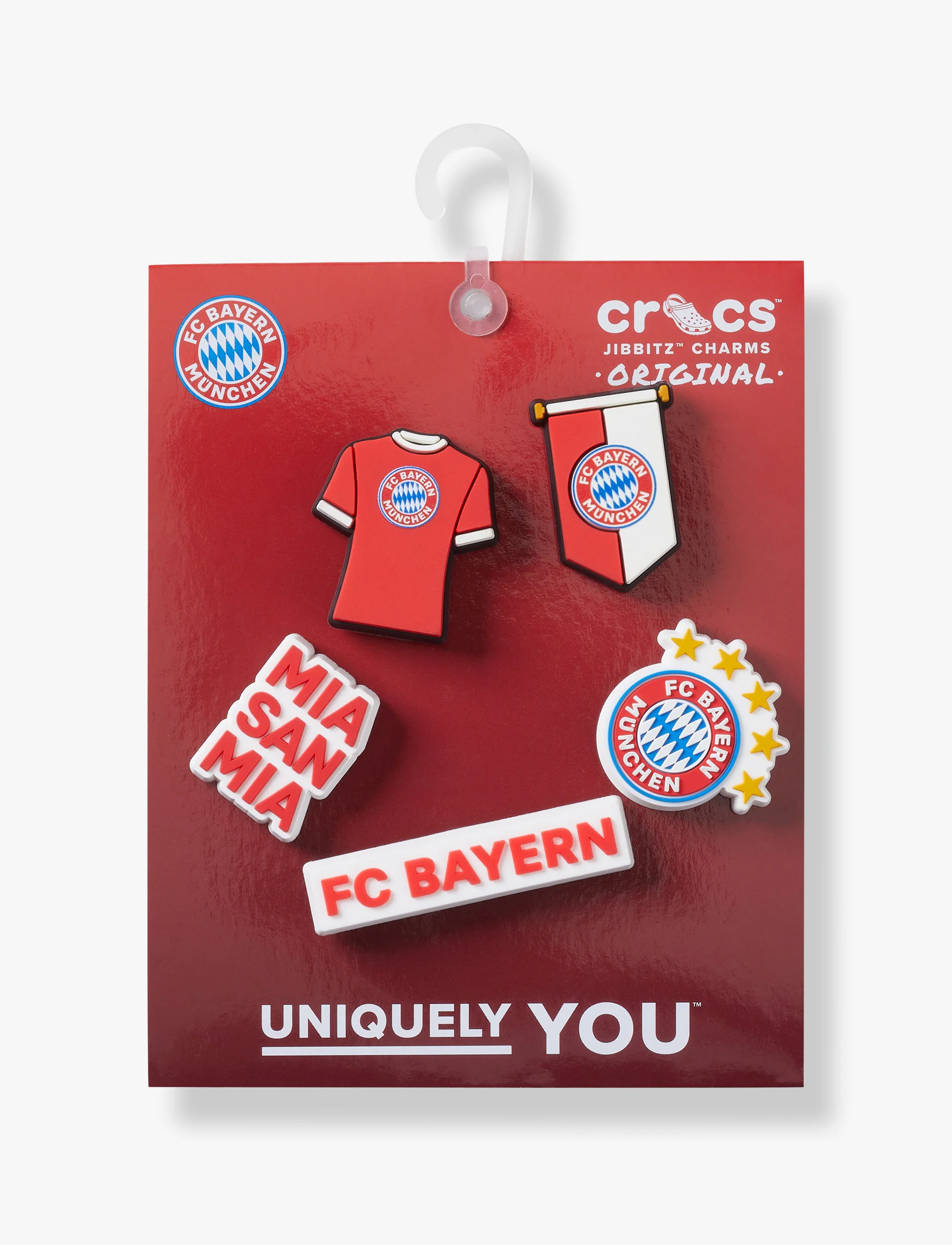 Crocs Jibbitz Bayern FC - מארז 5 ג'יביטים קרוקס - Image 3