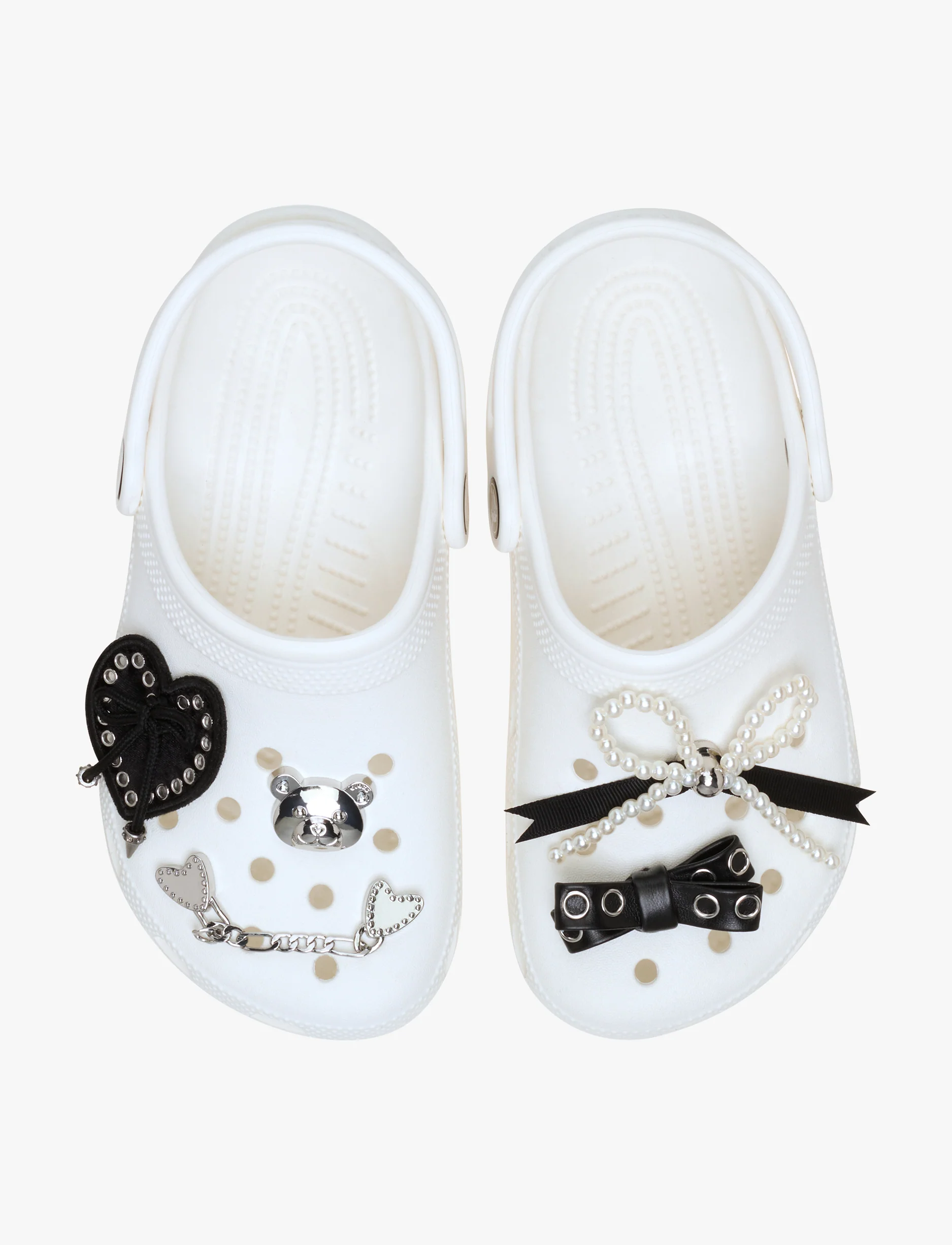 Crocs Jibbitz Indie Luxe Silver - מארז 5 ג'יביטים קרוקס - Image 3