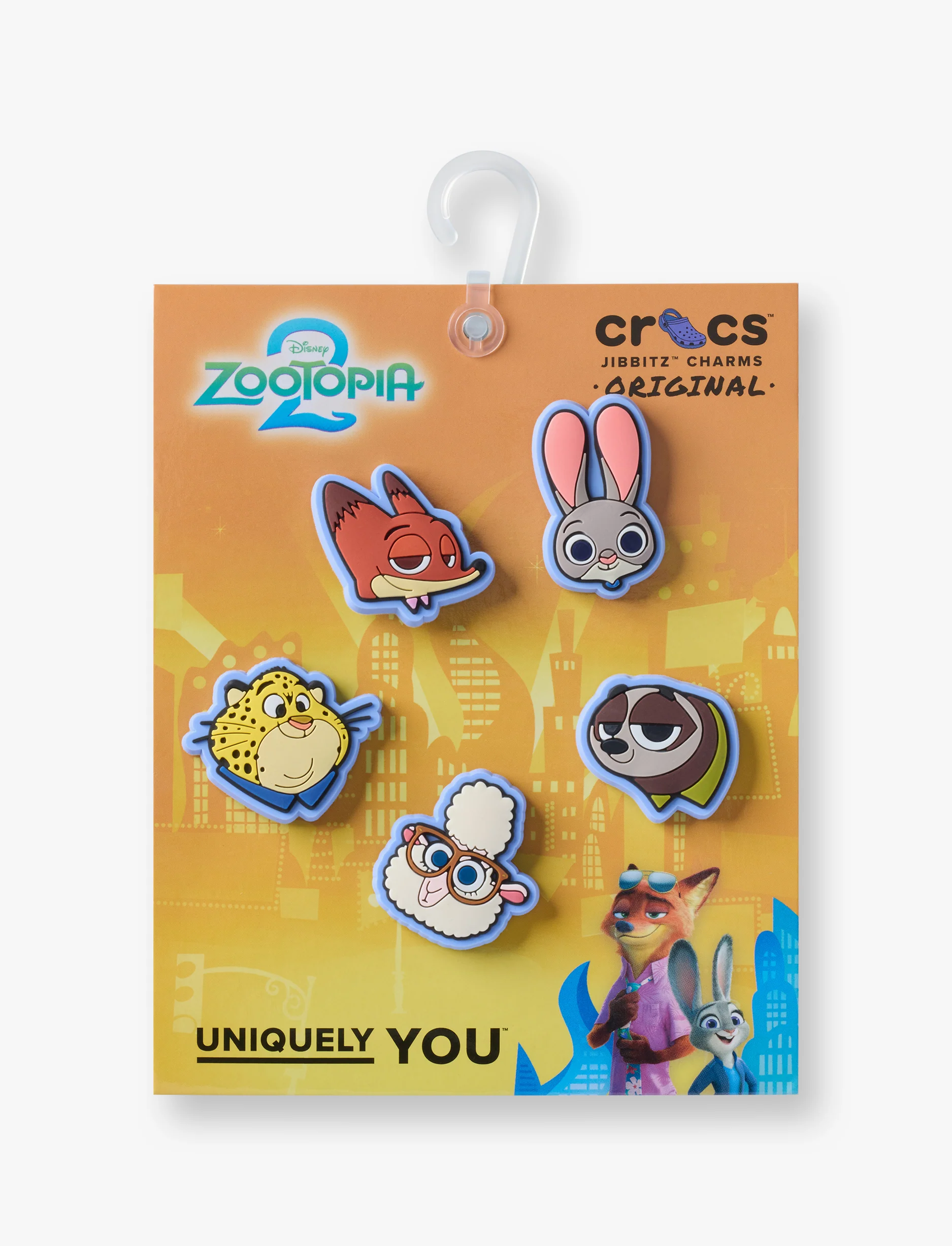 Crocs Jibbitz Zootopia – מארז 5 ג'יביטים קרוקס - Image 4