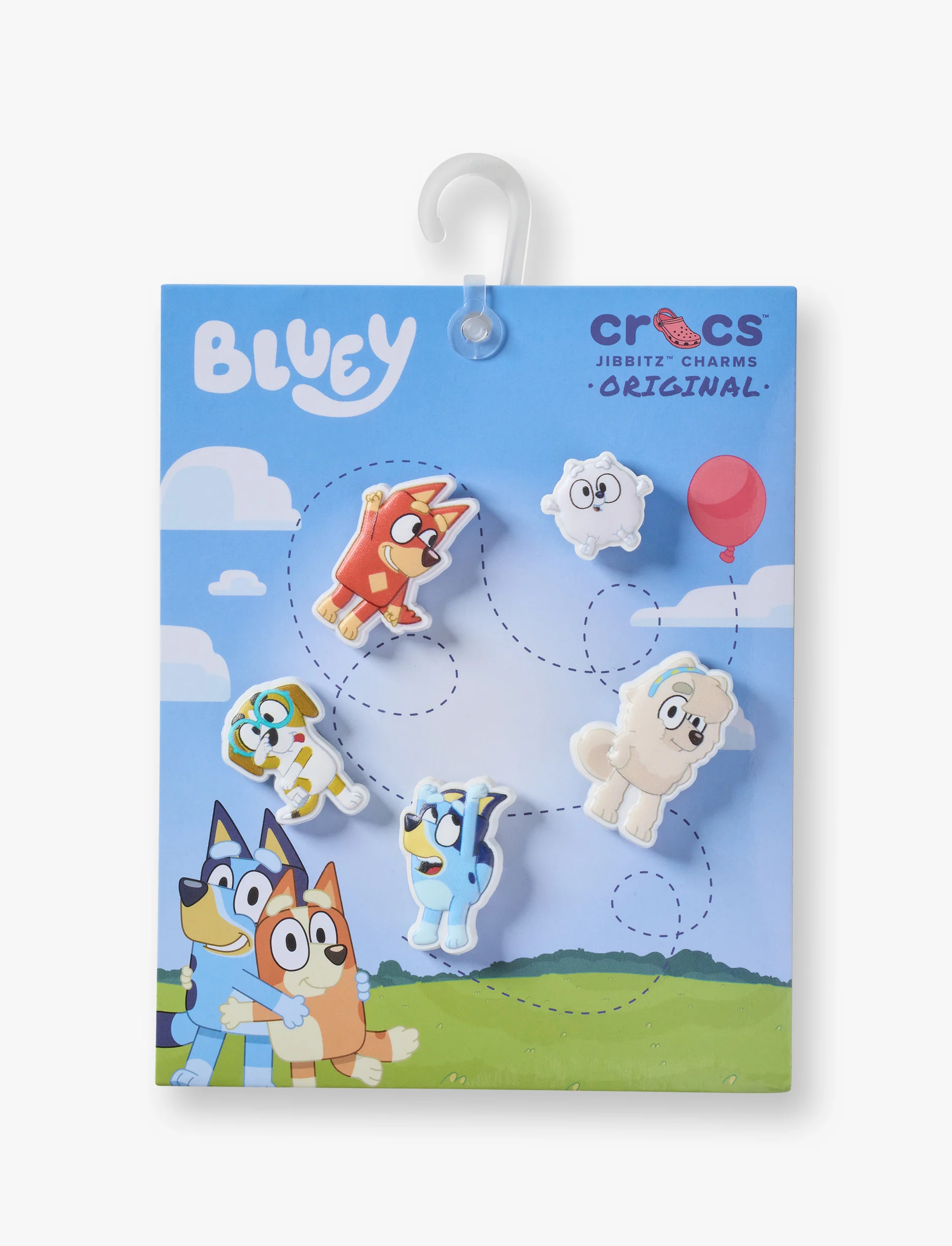 Crocs Jibbitz Bluey Multi – מארז 5 ג'יביטים קרוקס - Image 4