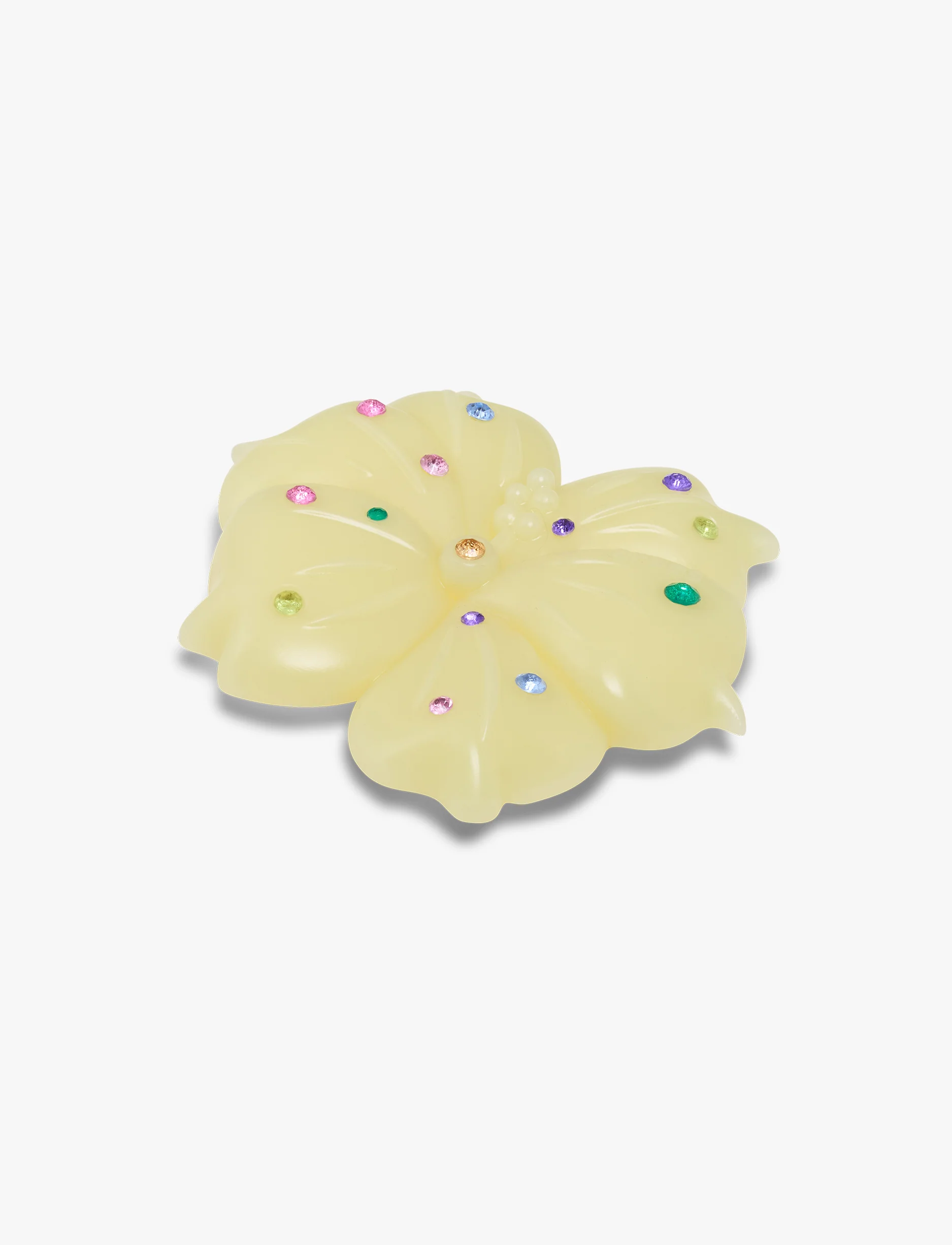 Crocs Jibbitz Mega Yellow Gem Hibiscus - ג'יביט קרוקס - Image 2