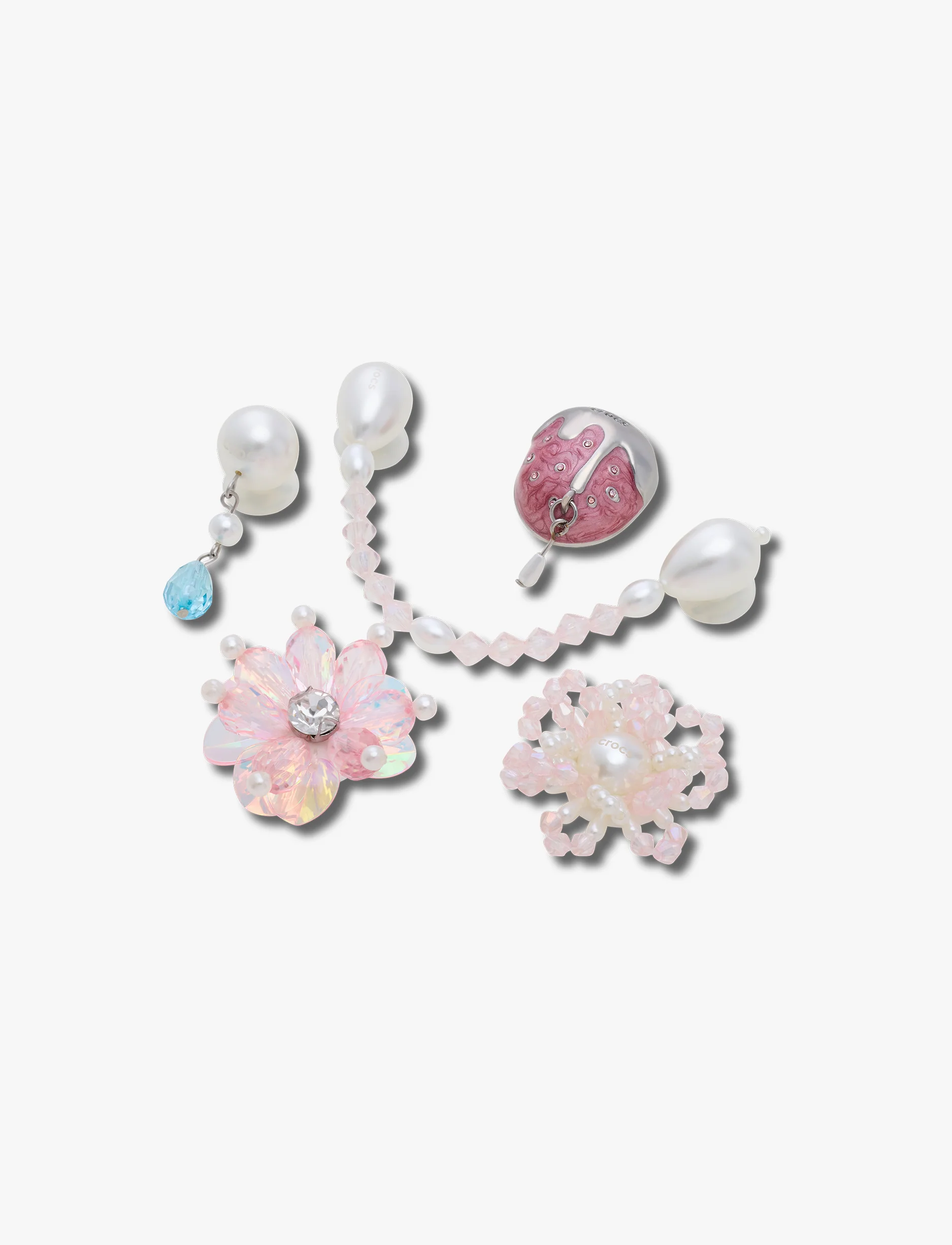 Crocs Jibbitz Cutesy Strawberry - מארז 5 ג'יביטים קרוקס - Image 2
