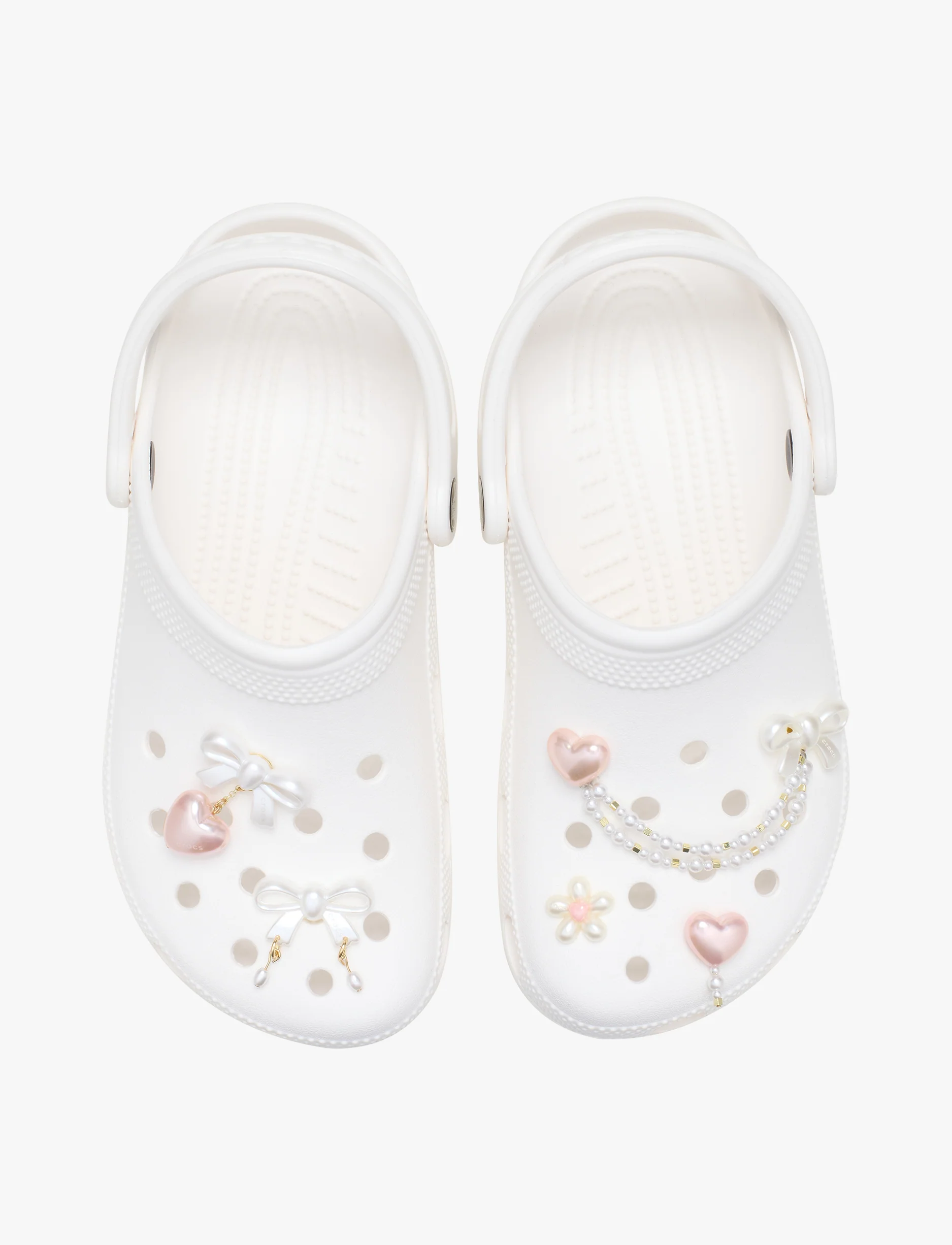 Crocs Jibbitz Bow and Pink Heart - מארז 5 ג'יביטים קרוקס - Image 3
