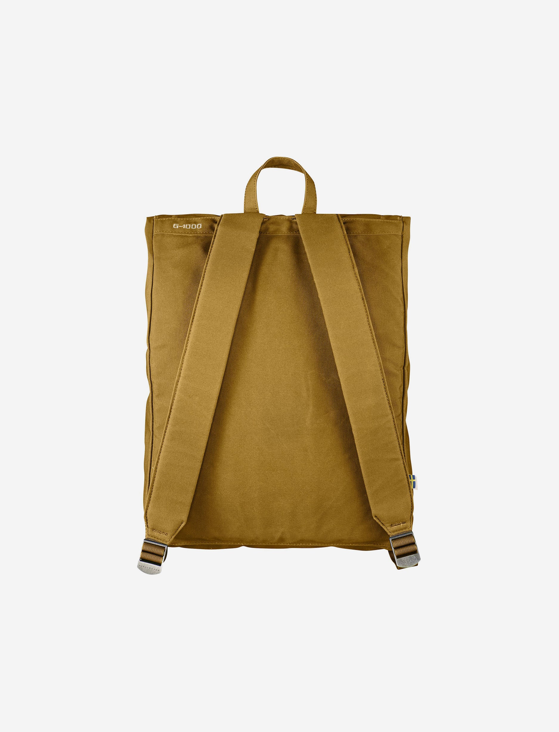 Kanken Fjallraven Foldsack no.1- תיק גב פולדסק בצבע חום צהבהב - Image 2