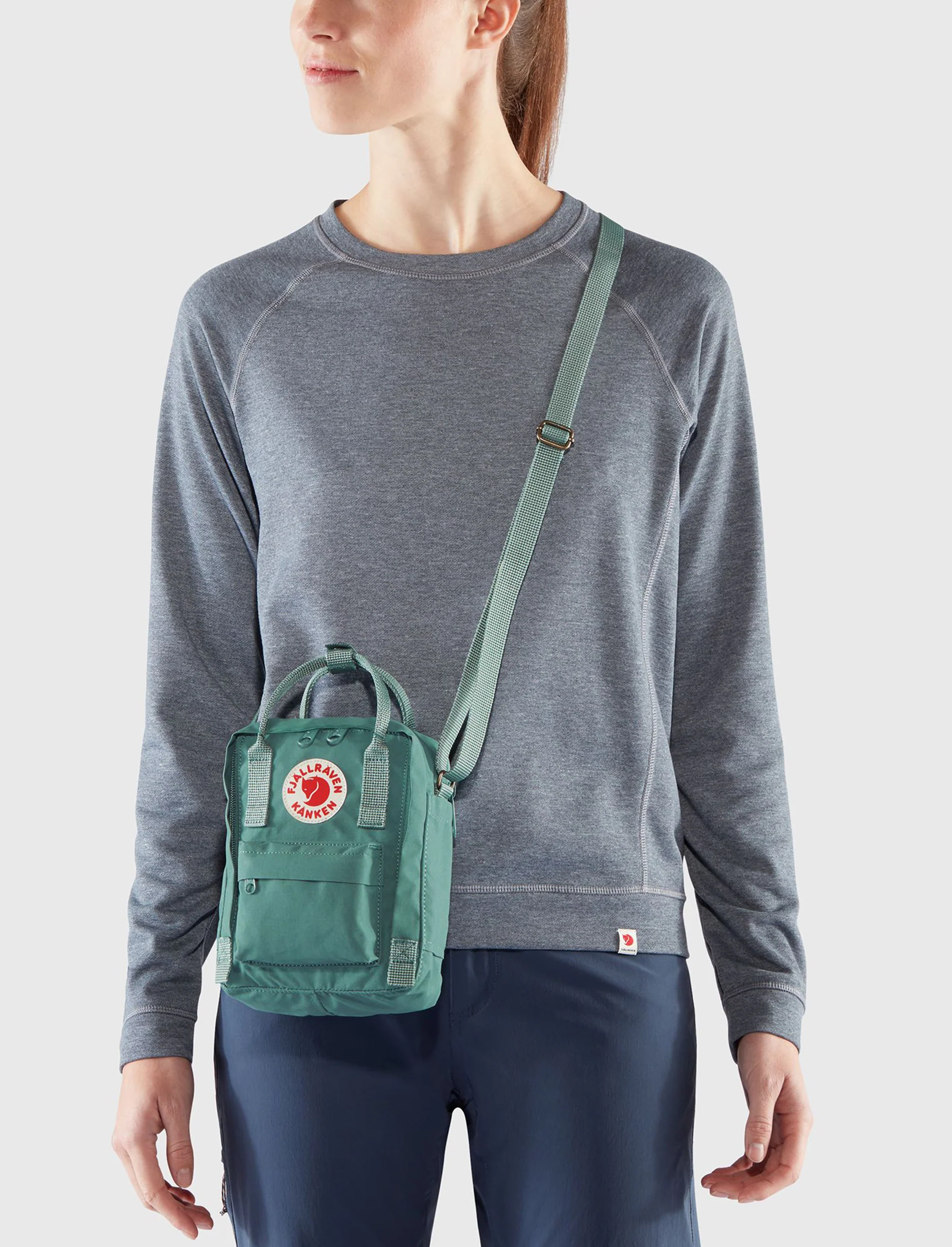 Kanken Fjallraven Kanken Sling - תיק צד סלינג בצבע ירוק מנטה - Image 4
