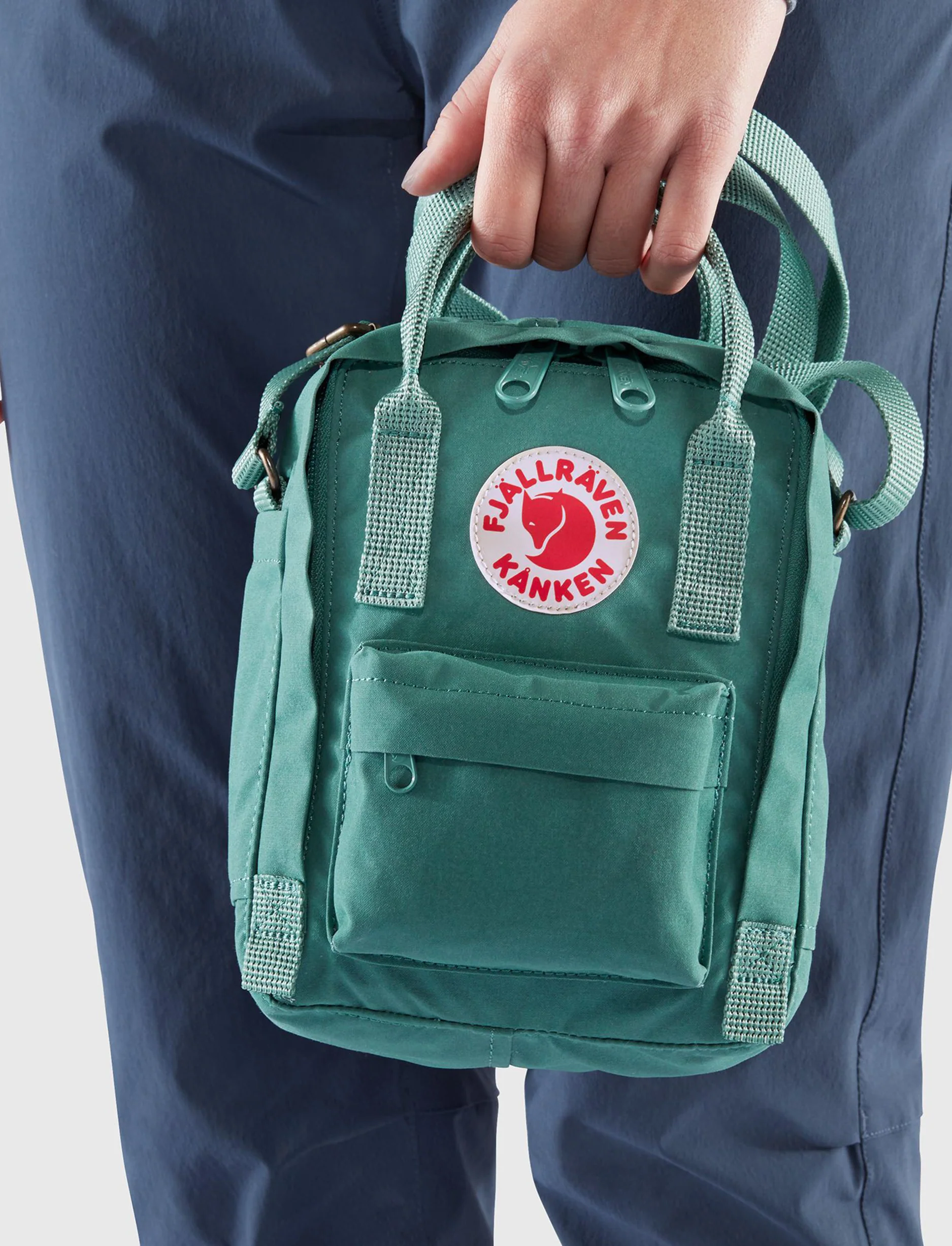 Kanken Fjallraven Kanken Sling - תיק צד סלינג בצבע ירוק מנטה - Image 6