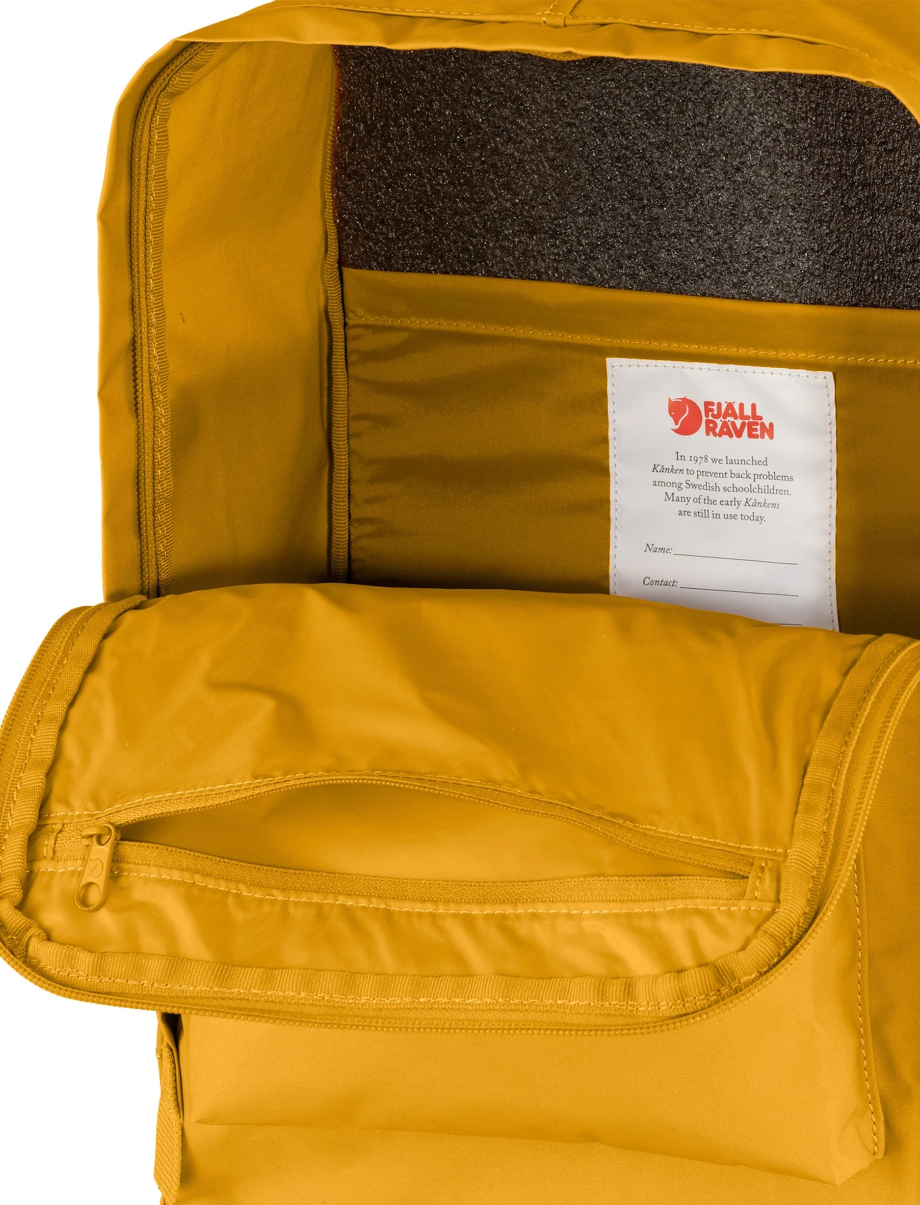 Kanken Laptop 13" New - תיק גב לפטופ קנקן 13 ליטר בצבע חרדל - Image 6
