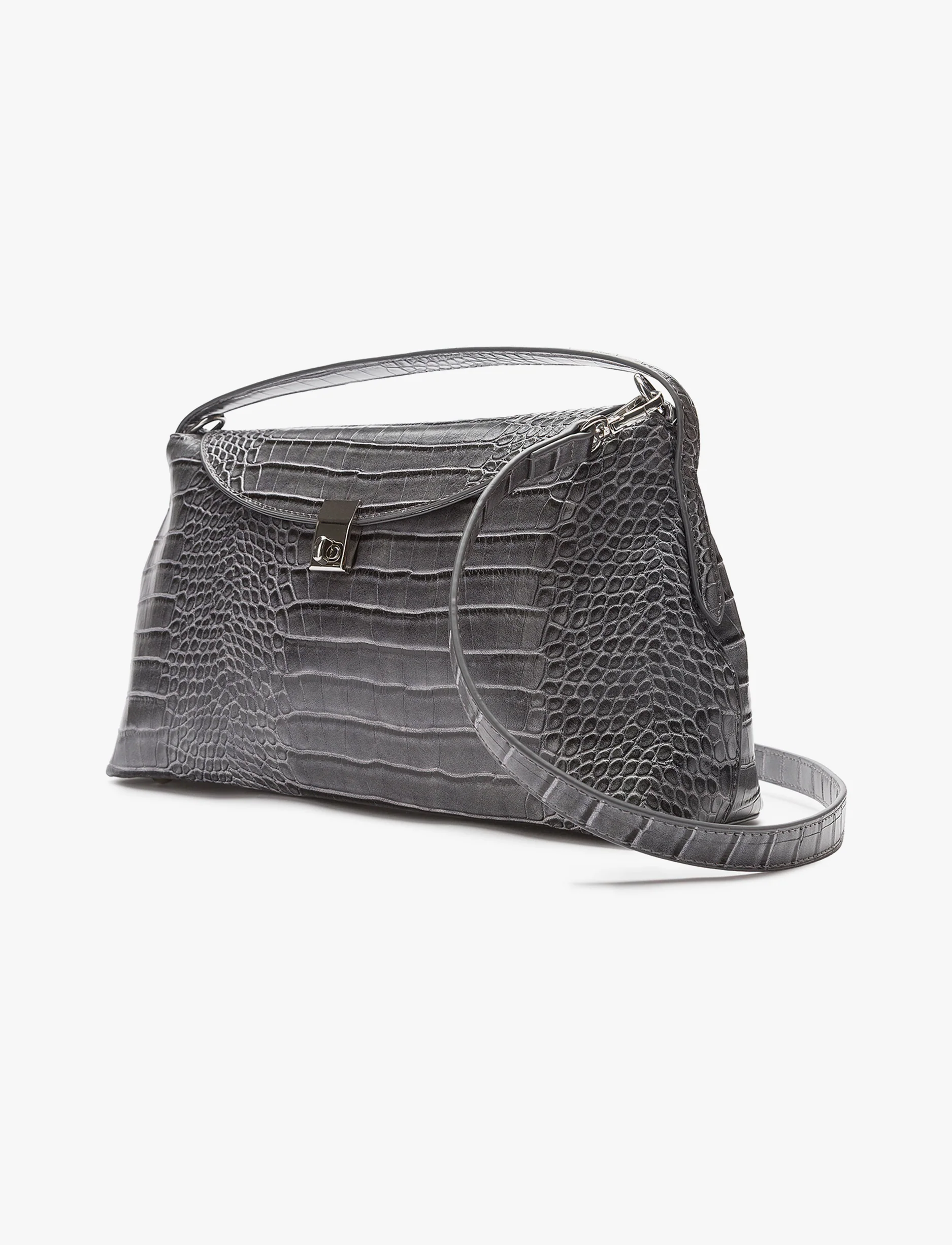 Keddo Women Side Bag 358100/33 - תיק צד קדו אפור לנשים - Image 2