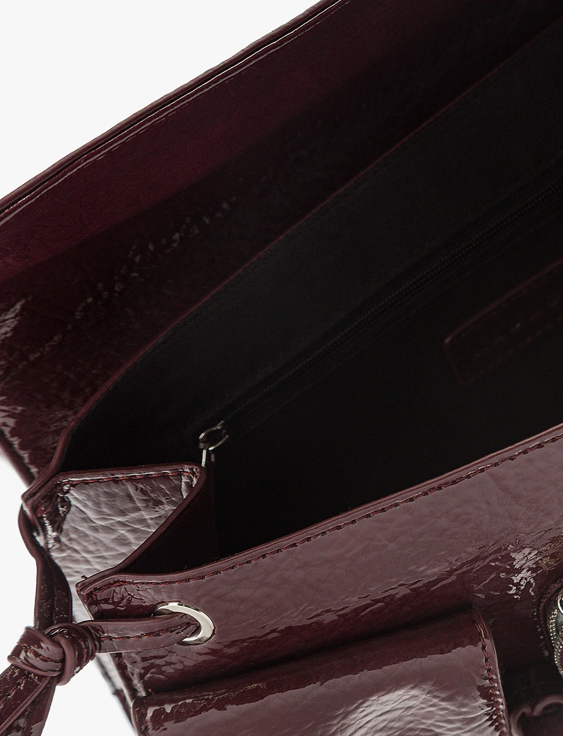 Keddo Women Side Bag 358108/12 - תיק צד קדו אדום יין לנשים - Image 3