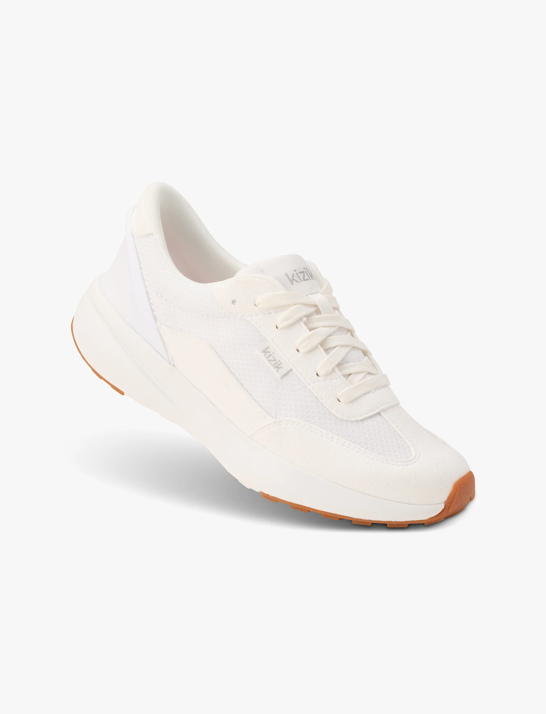 Kizik Women's Charlotte - נעלי סניקרס קיזיק שרלוט לנשים בצבע לבן - Image 3