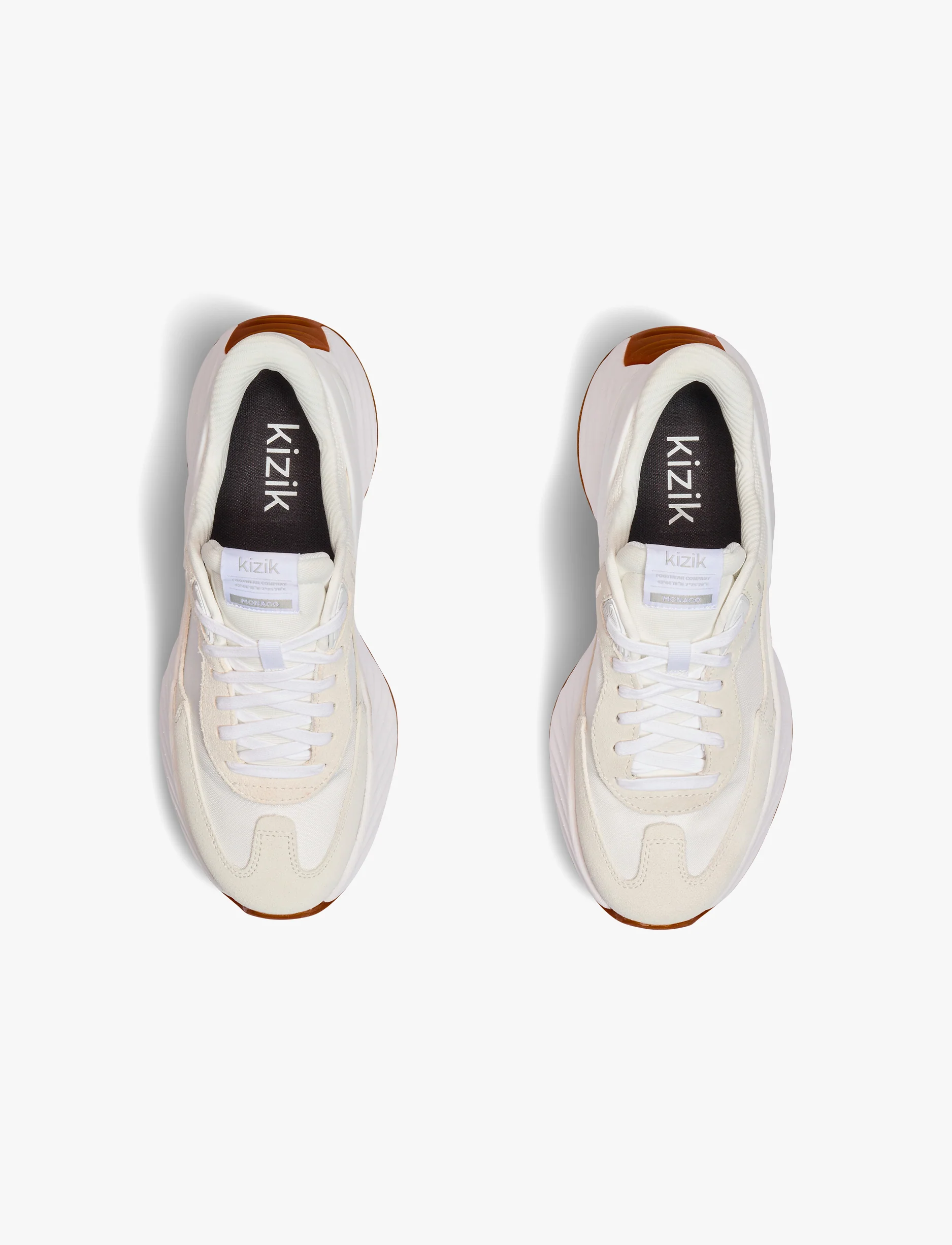 Kizik Monaco Men’s – נעלי סניקרס קיזיק מונקו לגברים בצבע לבן - Image 3