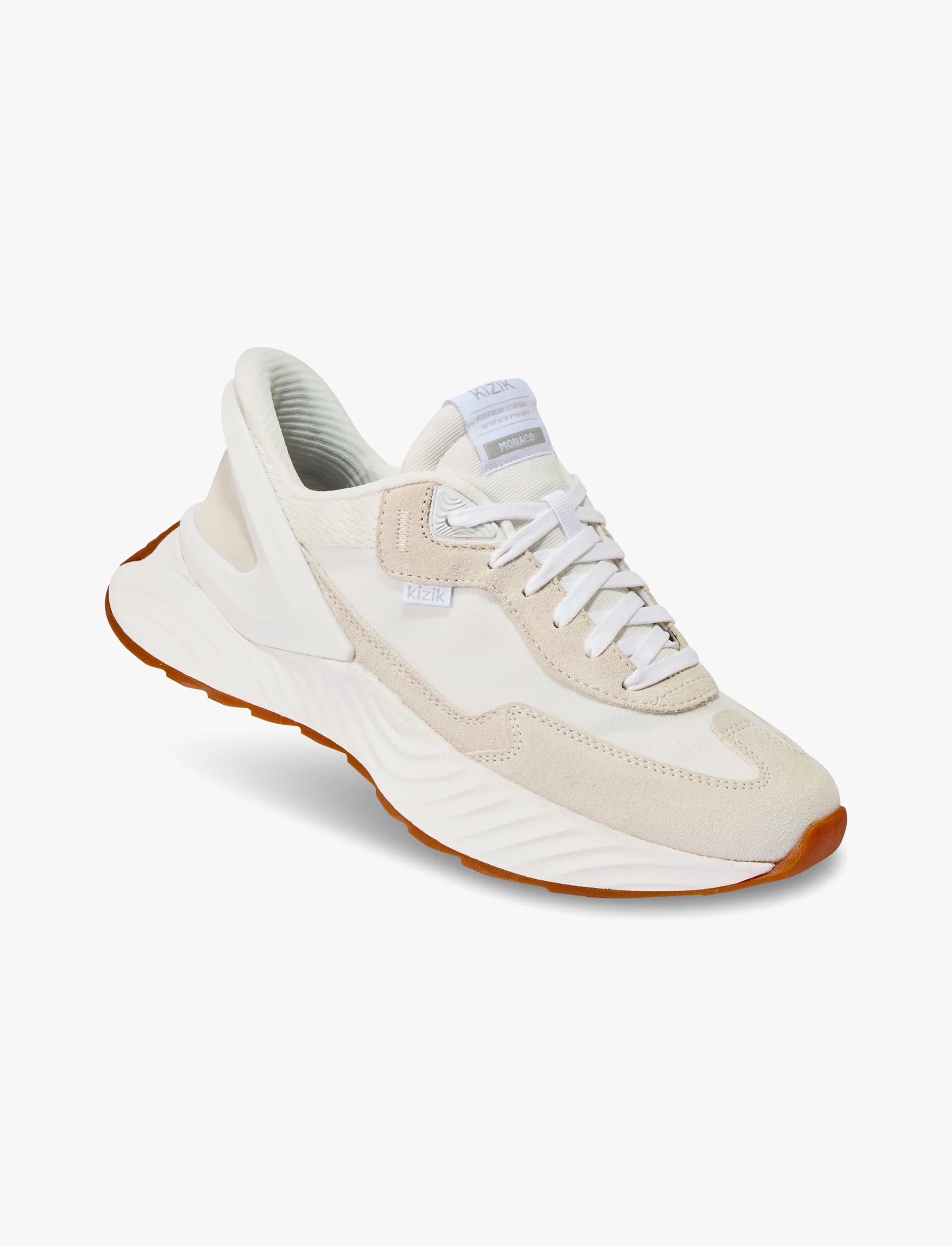 Kizik Monaco Men’s – נעלי סניקרס קיזיק מונקו לגברים בצבע לבן - Image 7