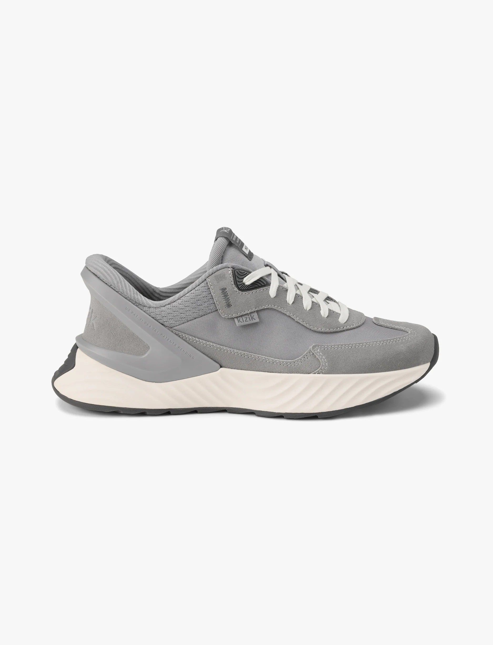 Kizik Monaco Men’s – נעלי סניקרס קיזיק מונקו לגברים בצבע אפור - Image 2