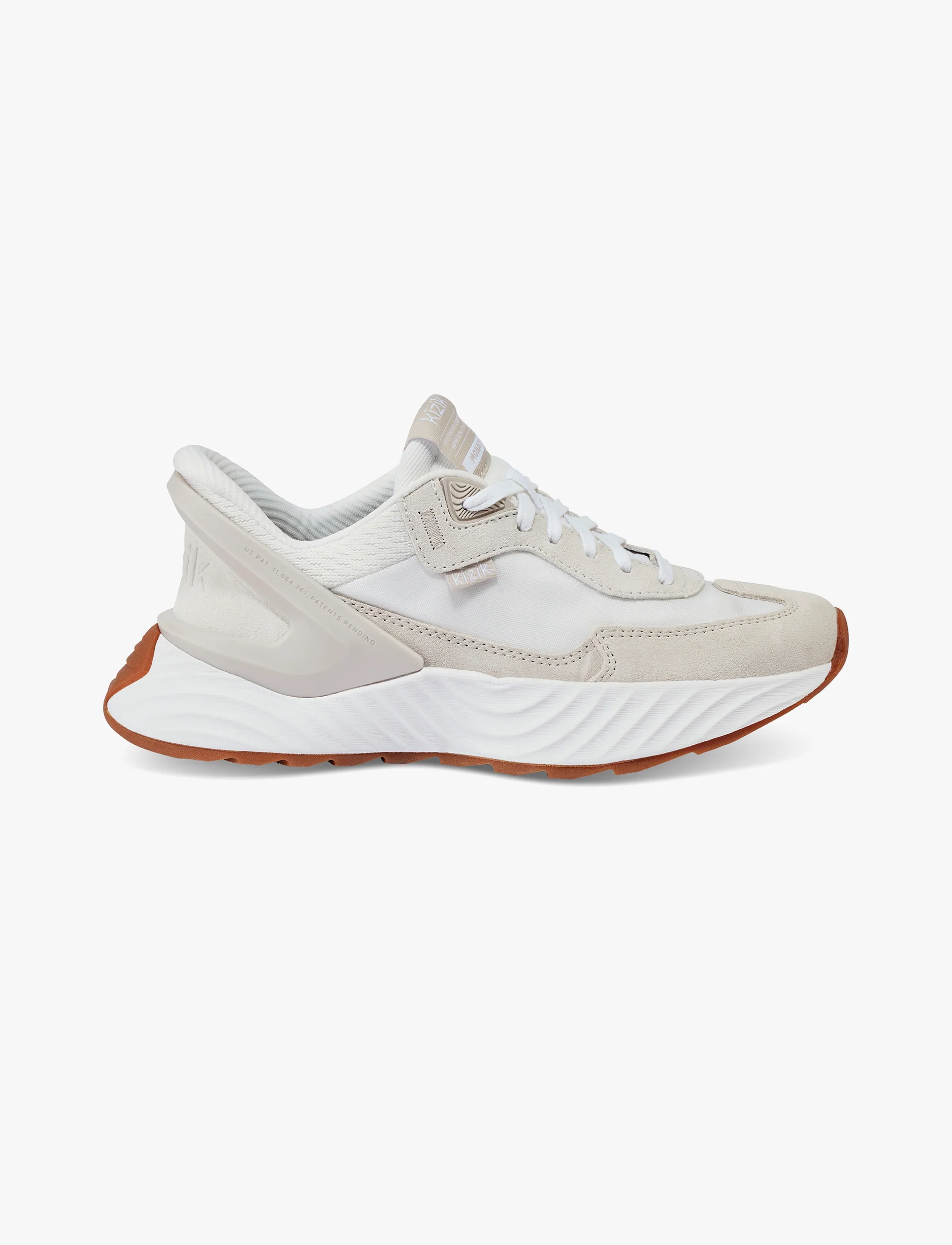 Kizik Women’s Monaco - נעלי סניקרס קיזיק מונקו לנשים בצבע לבן/קרן ירח - Image 2