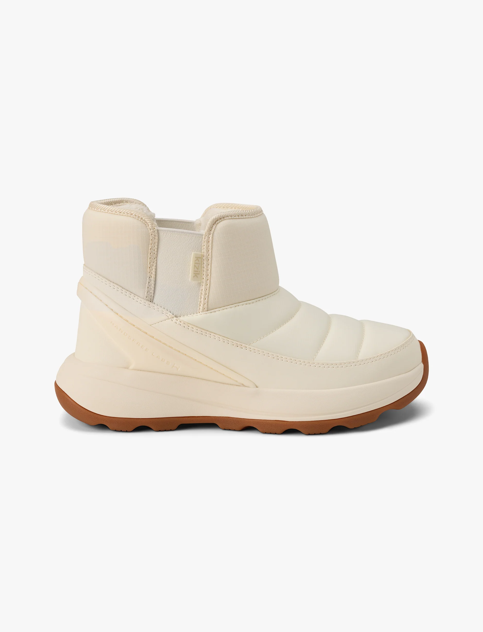 Kizik Women's Juno 2 Low –  מגפוני קיזיק ג'ונו 2 לנשים בצבע קרם/פריסטין - Image 2