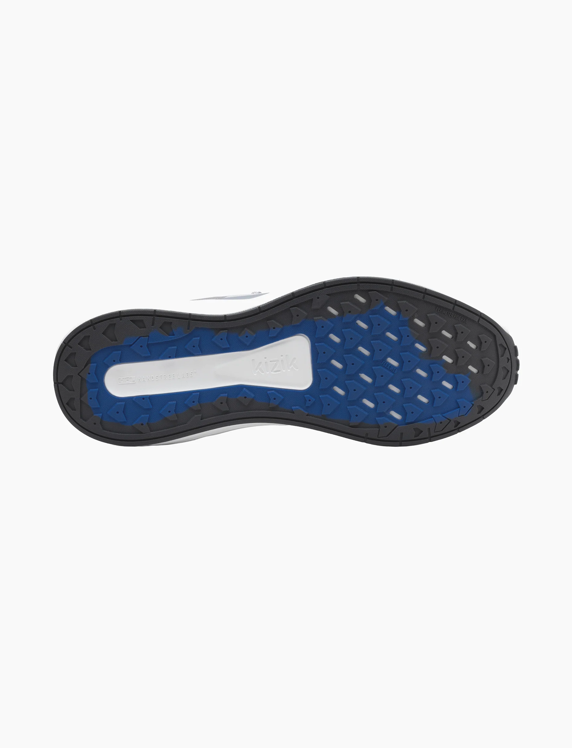 Kizik Men's Freedom Run Wide - נעלי ספורט קיזיק פרידום רחבות לגברים בצבע אפור/לבן - Image 9