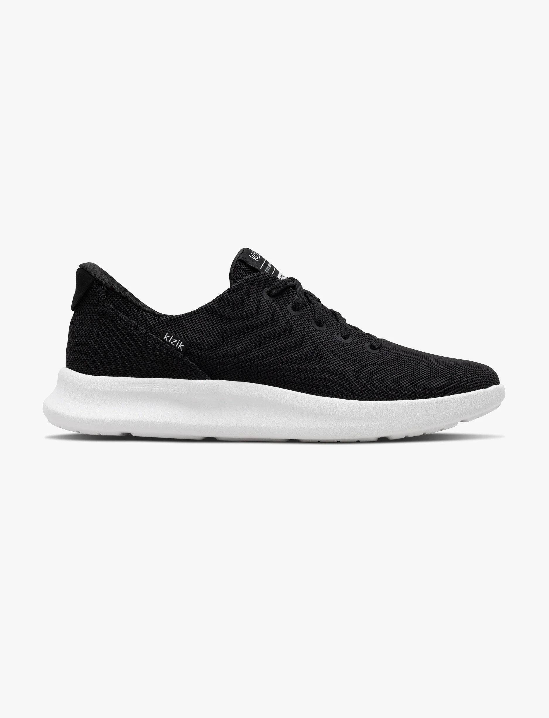 Kizik Men's Madrid 2 - נעלי סניקרס קיזיק מדריד 2 לגברים בצבע שחור/לבן - Image 2