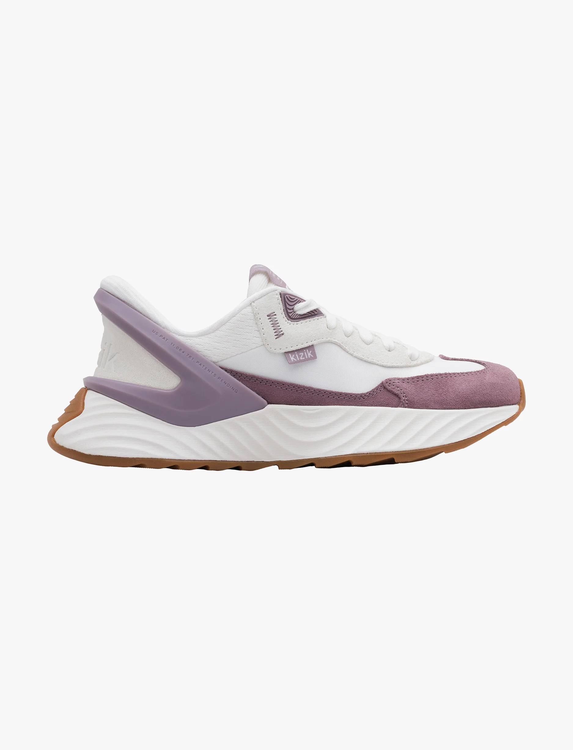 Kizik Women’s Monaco - נעלי סניקרס קיזיק מונקו לנשים בצבע לבן/סגלגל - Image 2