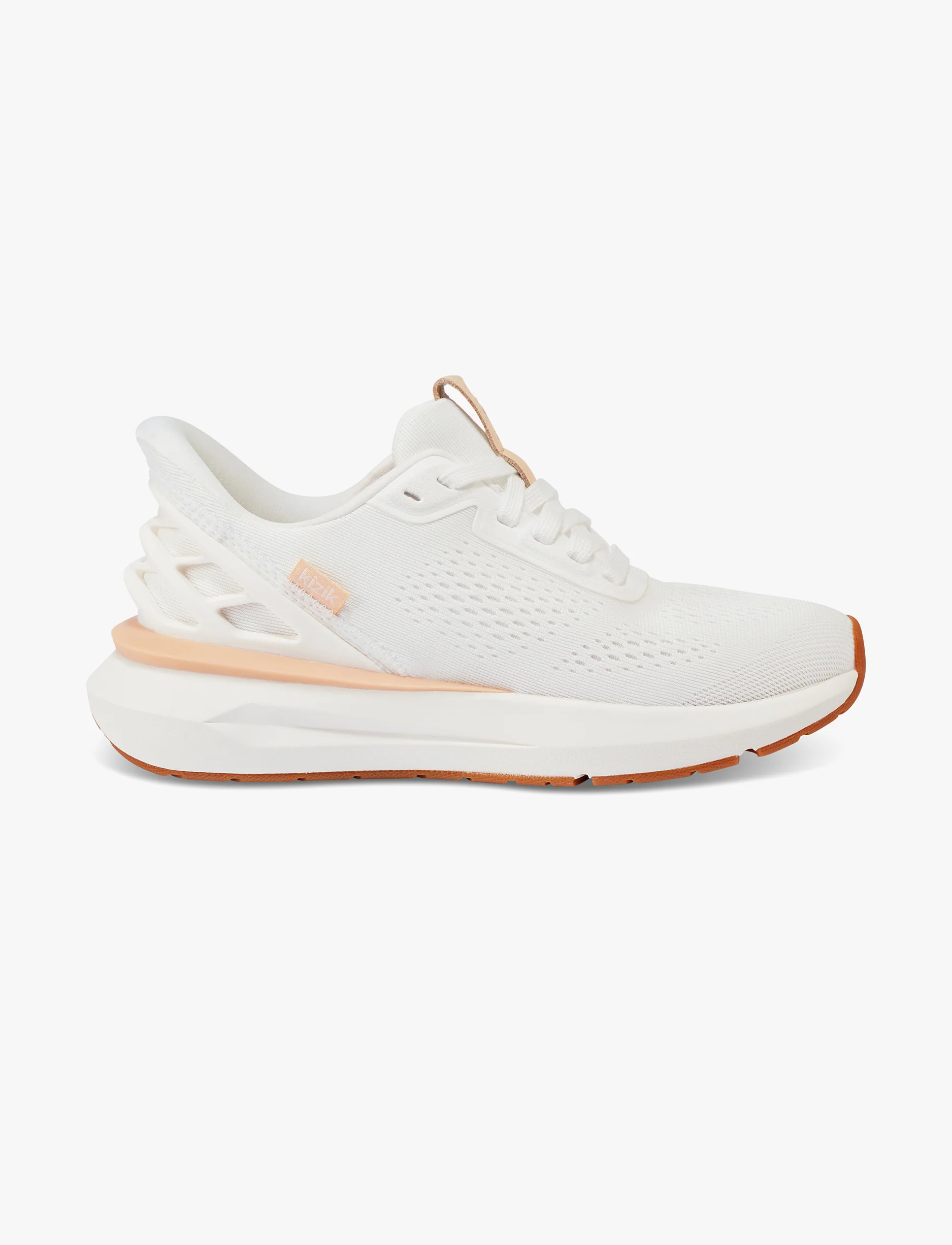Kizik Women's Athens 2 Wide - נעלי סניקרס קיזיק אתנס רחבות לנשים בצבע לבן בוהק - Image 2