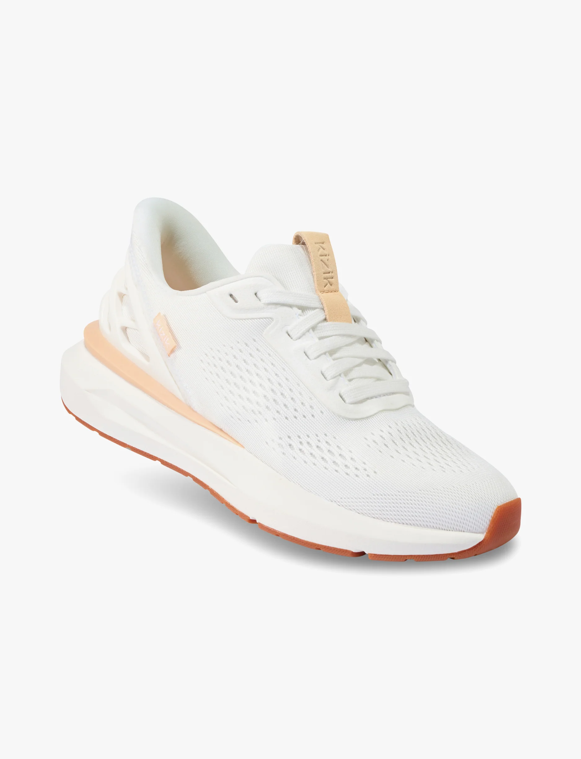 Kizik Women's Athens 2 Wide - נעלי סניקרס קיזיק אתנס רחבות לנשים בצבע לבן בוהק - Image 3