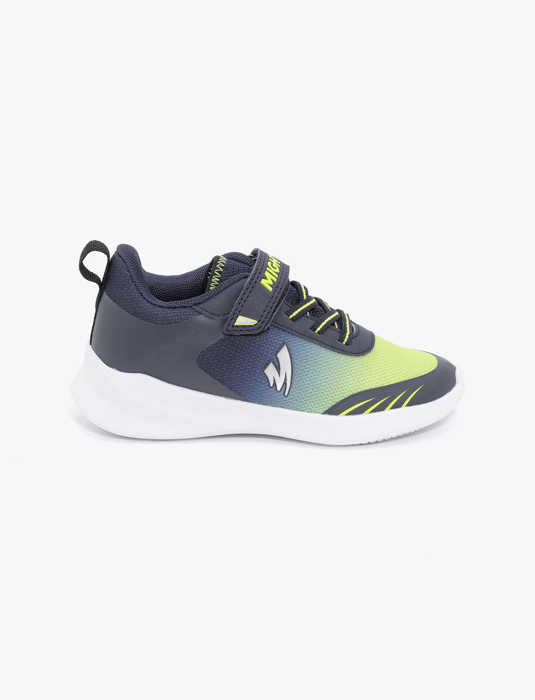 Mighty Sneakers E3150 -  נעלי סניקרס מייטי לילדים בצבע נייבי/צהוב - Image 2
