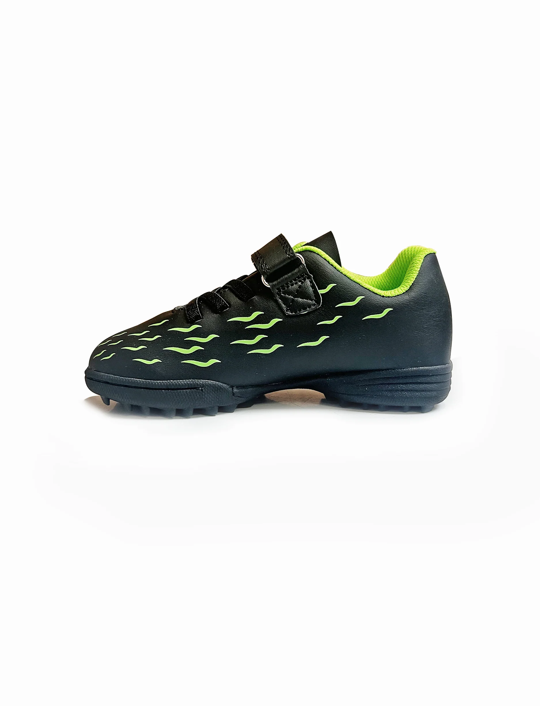 Mighty Soccer Kids Shoes E3149 - נעלי קט רגל מייטי לילדים בצבע שחור/ירוק - Image 3
