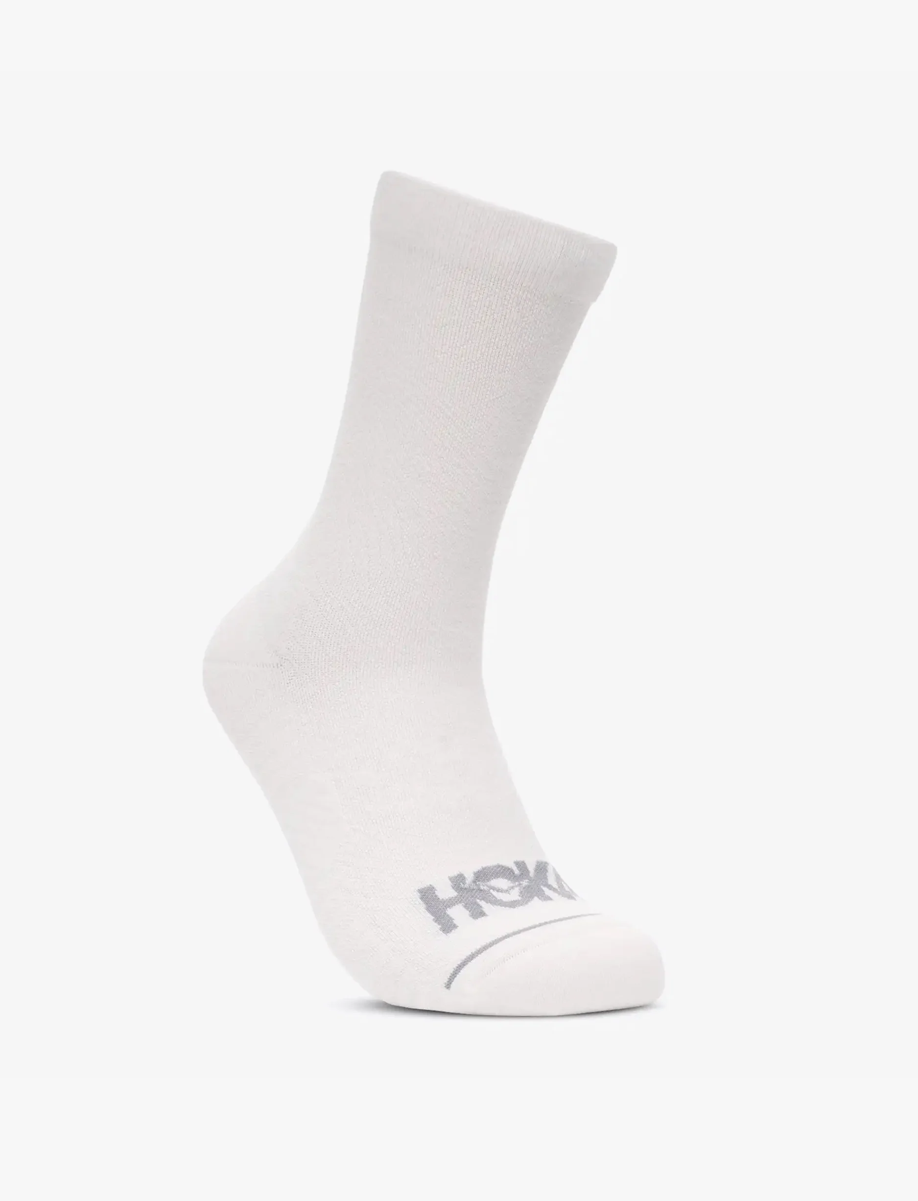 U CREW RUN SOCK 3-PACK – מארז 3 זוגות גרבי ריצה גבוהות בצבע לבן/לבן/לבן - Image 2